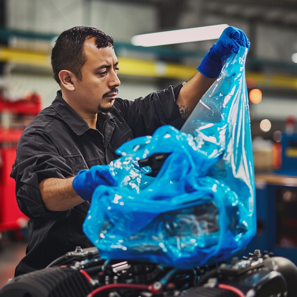 Bolsas y Rollos VCI para la Industria Automotriz