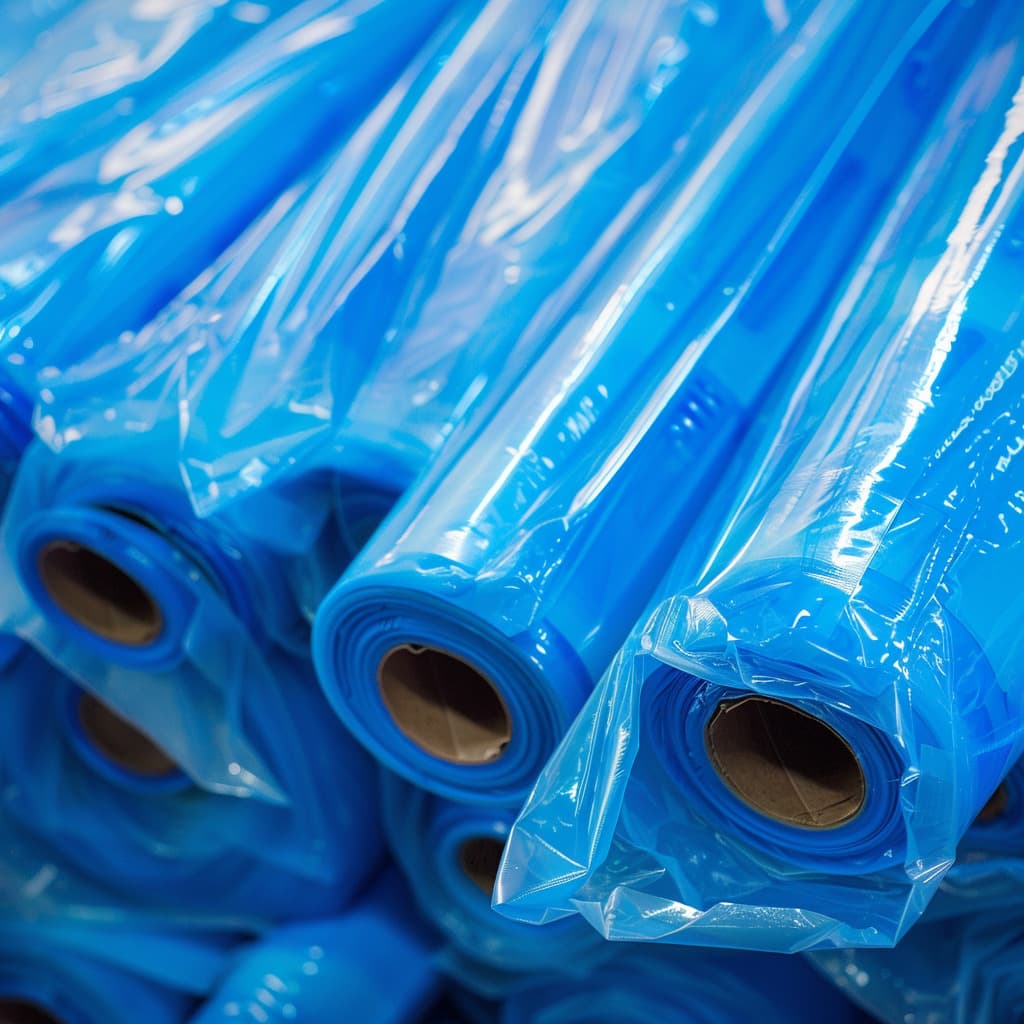 Rollos apilados de bolsas plásticas VCI de polietileno de protección duradera
