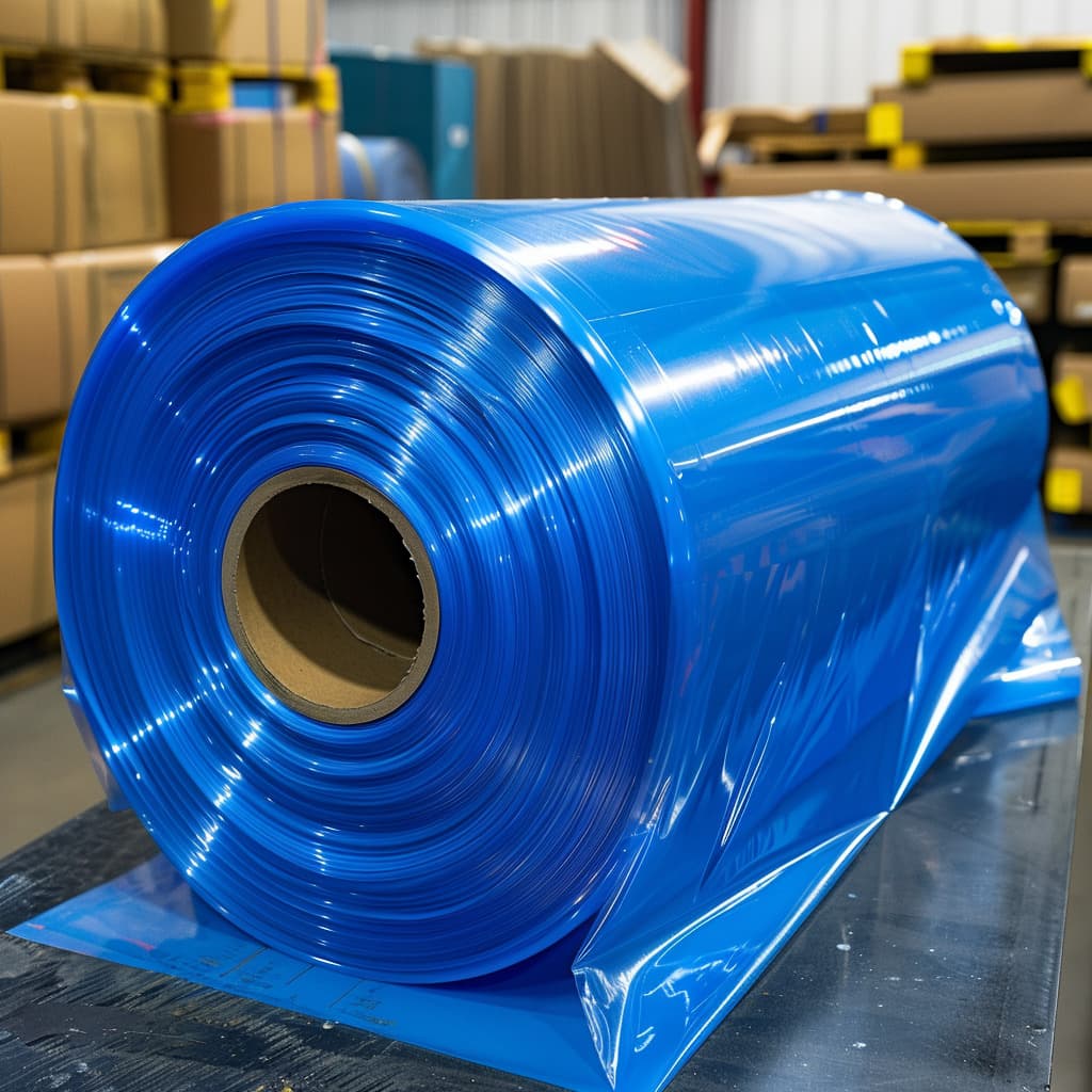 Rollo de bolsas plasticas VCI PREMCO en una Fábrica
