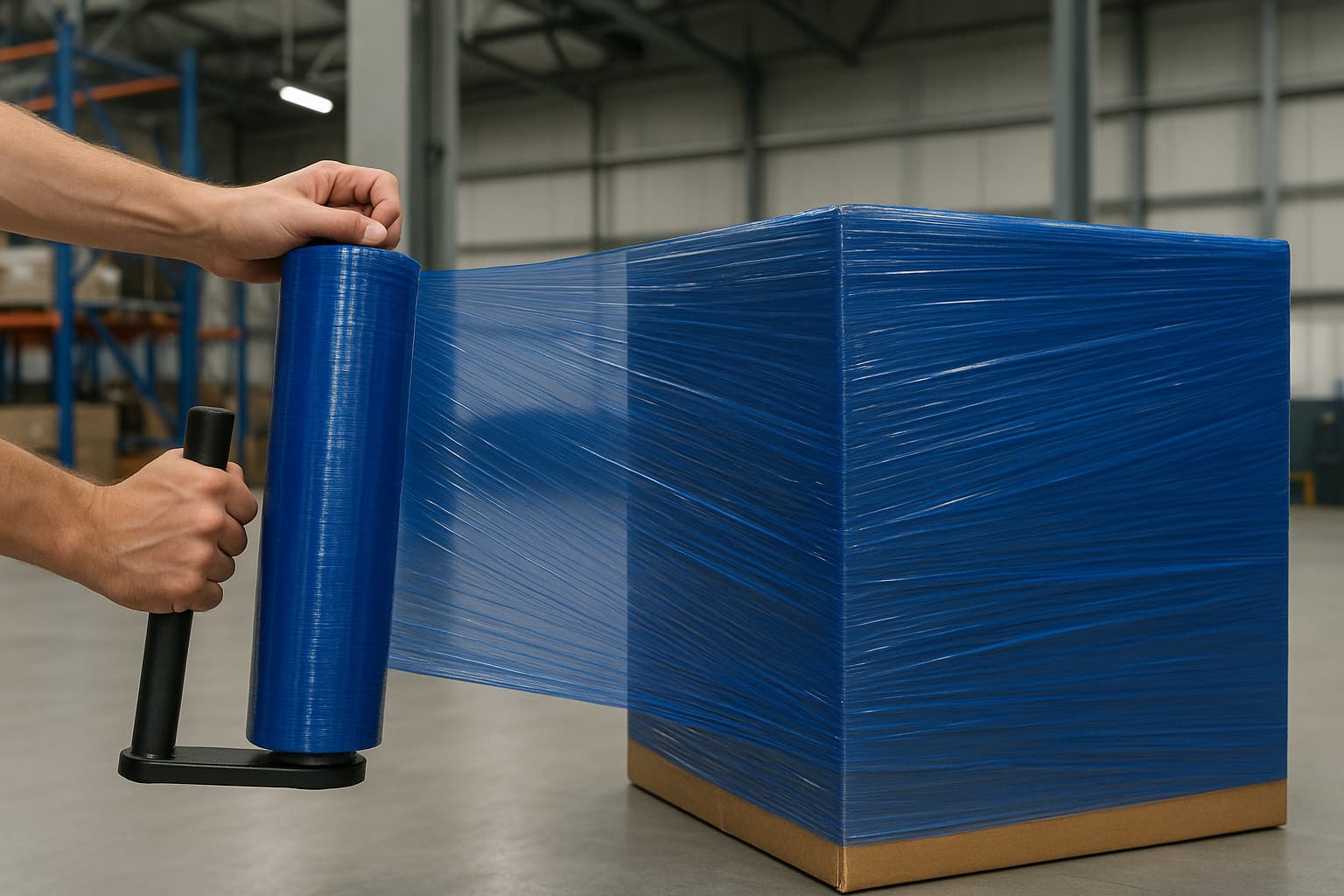 Película Estirable VCI 20 x 1500 pies - azul